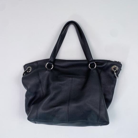Hammitt Daniel Large Leather Tote Black Gunmetal - Picture 4 of 8